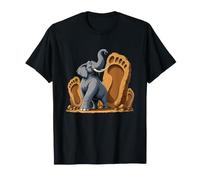 Bigfoot Footprints with Proud African Elephant T-Shirt