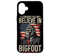 Bigfoot for the 2024 presidential election, Sasquatch USA Case for iPhone 16 Plus
