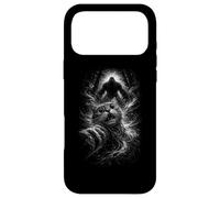 Bigfoot forest scary cat selfie in horror night Case for iPhone 17 Pro Max