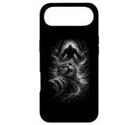 Bigfoot forest scary cat selfie in horror night Case for iPhone Air