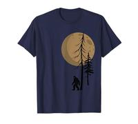 Bigfoot Full Moon, Sasquatch In The Woods T-Shirt