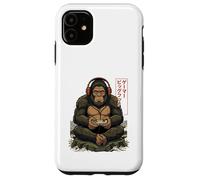 Bigfoot Gamer Japanese Retro Funny Gaming Kawaii Video Games Case for iPhone 11