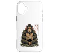 Bigfoot Gamer Japanese Retro Funny Gaming Kawaii Video Games Case for iPhone 16 Plus