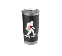 Bigfoot Gnome Wrecker Shirt Funny Cute Sasquatch Gift Stainless Steel Insulated Tumbler