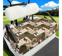 Bigfoot Golf Cart Seat Covers Club Car Golf Cart Accessories, Funny Golfer Gifts Sasquatch Golf Carts Seat Towel Blanket, Golf Seat Covers for Club Car and More 2-Seat Golf Cart Decorations, 52"x 32"