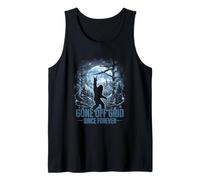 Bigfoot Gone Off Grid Since Forever Sasquatch Moon Tank Top