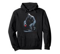 Bigfoot Gorilla Playing Bocce Ball Funny Boccia Pullover Hoodie