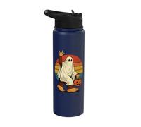 Bigfoot Halloween Ghost Stainless Steel Insulated Water Bottle