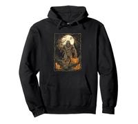 Bigfoot Halloween Sasquatch Mummy Jack O Lantern Pullover Hoodie