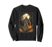 Bigfoot Halloween Sasquatch Mummy Jack O Lantern Sweatshirt