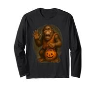 Bigfoot Halloween Trick Or Treat Sasquatch Costume Men Women Long Sleeve T-Shirt
