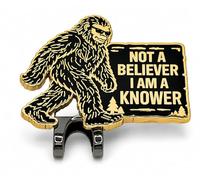 Bigfoot Hat Clip - Five Styles, Standard size, Metal Alloy Steel, no gemstone