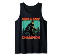 Bigfoot Hide & Seek Champion Funny Sasquatch Yeti Tank Top
