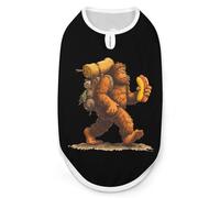 Bigfoot Hot Dog Dog Shirts Pullover Pet Vest T-shirts for Small Medium Dogs & Cats