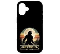 Bigfoot Howling At The Moon Forest Dweller 1958 Case for iPhone 16