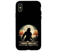 Bigfoot Howling At The Moon Forest Dweller 1958 Case for iPhone X/XS