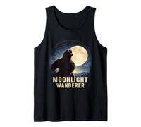 Bigfoot Howling At The Moon Moonlight Wanderer Tank Top
