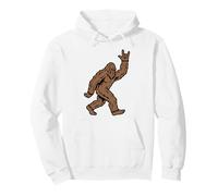 Bigfoot I Love You Hand Sign Language ASL Valentine's Day Pullover Hoodie