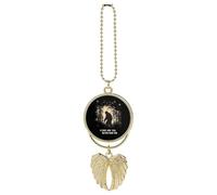 Bigfoot If They Ask You Never Saw Me Car Rear View Mirror Pendant for Women Charm Decor Interior Hanging Accessories