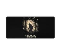 Bigfoot If They Ask You Never Saw Me Mouse Pad Desk Mat Non-Slip Mousepad Writing Pads Office Decor 40x90cm