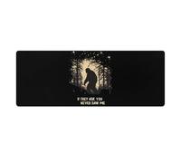 Bigfoot If They Ask You Never Saw Me Mouse Pad Desk Mat Non-Slip Mousepad Writing Pads Office Decor 30x80cm