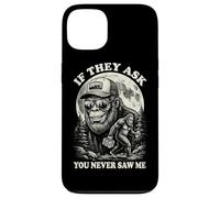 Bigfoot If They Ask You Never Saw Me Vintage Funny Sasquatch Case for iPhone 13