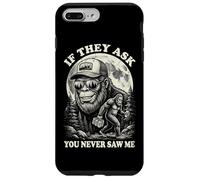 Bigfoot If They Ask You Never Saw Me Vintage Funny Sasquatch Case for iPhone 7 Plus/8 Plus