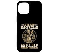Bigfoot i'm an electrician and a dad nothing shocks me Case for iPhone 15