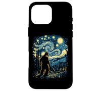 Bigfoot in Starry Forest Night Inspired by Van Gogh Art Case for iPhone 16 Pro Max
