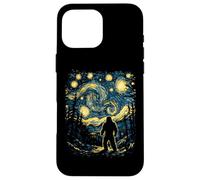Bigfoot in Starry Forest Night Inspired by Van Gogh Art Case for iPhone 16 Pro Max