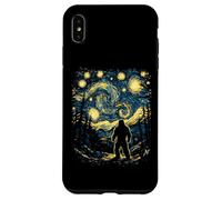 Bigfoot in Starry Forest Night Inspired by Van Gogh Art Case for iPhone XS Max