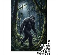 Bigfoot in The Forest 1000 Piece Jigsaw, 52x38cm/1000pcs