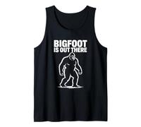 Bigfoot is Out There Sasquatch Cryptid Camping Tank Top