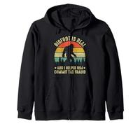 Bigfoot Is Real And I Helped Him Commit Tax Fraud Zip Hoodie