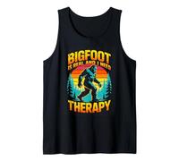 Bigfoot is Real and I Need Therapy Sasquatch Tank Top