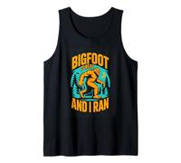 Bigfoot is Real and I Ran Funny Sasquatch Camping Tank Top