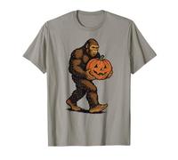 Bigfoot Jack-O’-Lantern Pumpkin Halloween Sasquatch Spooky T-Shirt