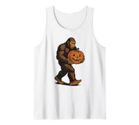 Bigfoot Jack-O’-Lantern Pumpkin Halloween Sasquatch Spooky Tank Top