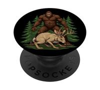 Bigfoot Jackalope Cryptid Forest Creatures PopSockets Adhesive PopGrip