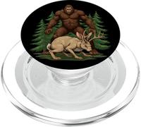 Bigfoot Jackalope Cryptid Forest Creatures PopSockets PopGrip for MagSafe