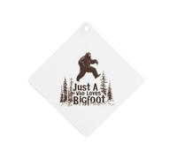 Bigfoot Just A Who Loves Sasquatch Air Freshener Hanging Car Incense Chip Diffuser Scented Decor for Car Home