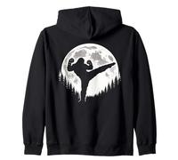 Bigfoot Kickboxing Martial Arts Savate Zip Hoodie