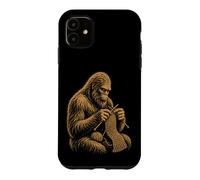 Bigfoot Knitting Vintage Sasquatch Cozy Cryptid Case for iPhone 11