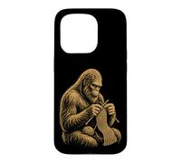 Bigfoot Knitting Vintage Sasquatch Cozy Cryptid Case for iPhone 15 Pro
