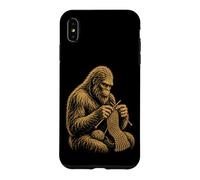 Bigfoot Knitting Vintage Sasquatch Cozy Cryptid Case for iPhone XS Max