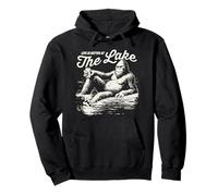Bigfoot Lake Life Relaxing Sasquatch Beer Lover Pullover Hoodie