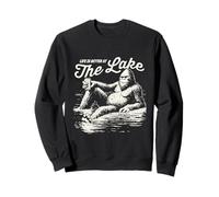Bigfoot Lake Life Relaxing Sasquatch Beer Lover Sweatshirt