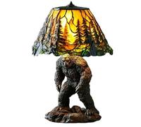 Bigfoot Lamp, ape-Like Creature Designed into a Tabletop Lighting. Decorative Table Light for a Perfect Mancave. Yard, Lawn, Garden Decor (30cm)
