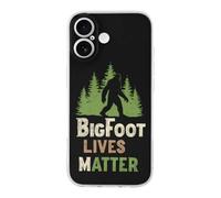 Bigfoot Lives Matter Funny Case Compatible with iPhone 17 17 Air 17 Pro 17 Pro Max Protective Phone Cover