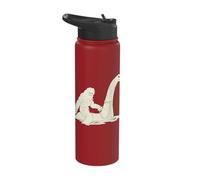 Bigfoot Loch Ness Cryptid Monsters Folk Creatures Cryptid Stainless Steel Insulated Water Bottle